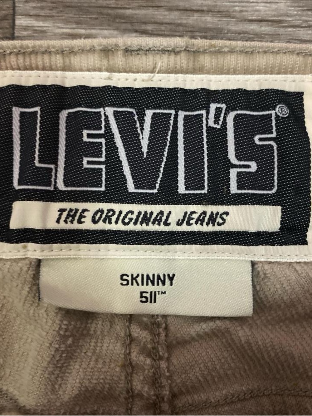 VINTAGE levis skinny 511 Corduroy Pants